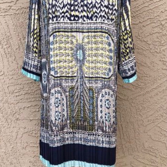 MSSP Dress Silk Blend Like New Beautiful Detail Size L So Flattering & GORG! - Picture 3 of 10